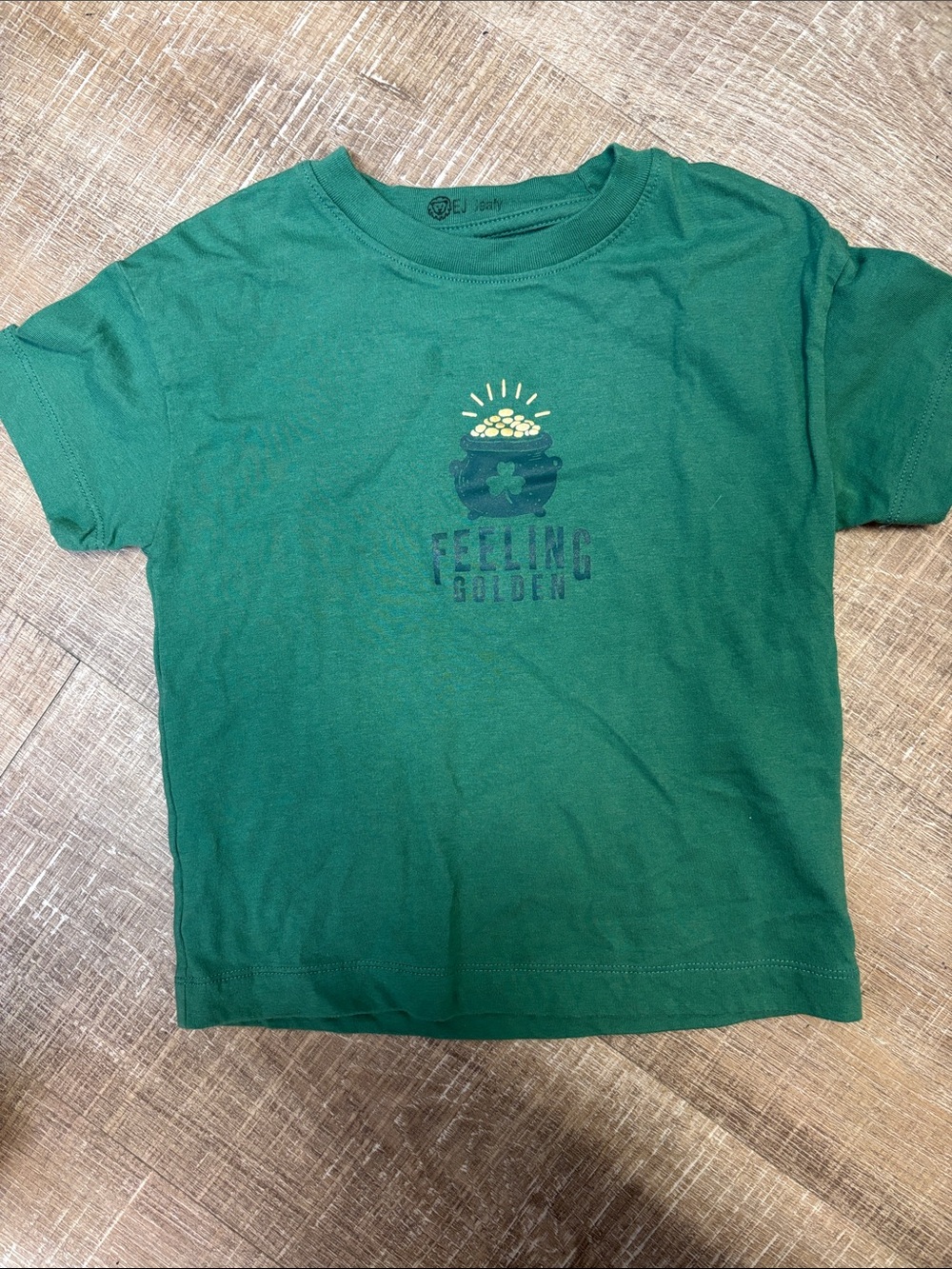 Cat & Jack Green 'Feeling Golden' Graphic Tee